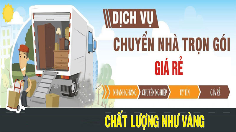 Dịch vụ chuyển nhà trọn gói Kiến Vàng chuyên nghiệp